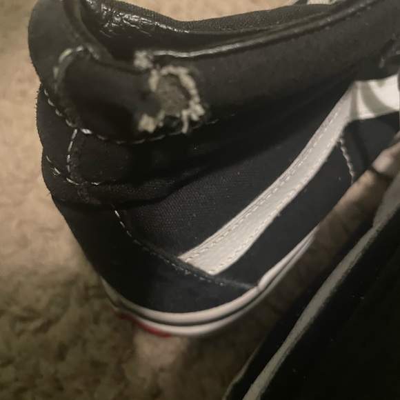 Black Sk8 Hi Vans - Picture 3 of 3